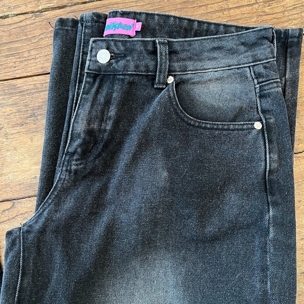 Edikted wide leg jeans, size M